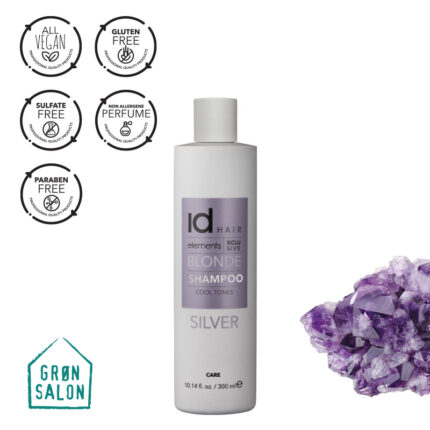 Sampon pentru par blond Silver 300ml cu pigmenti de violet ce ajuta la neutralizarea tonurilor calde. Contine ametist pentru neutralizarea tonurilor aurii.