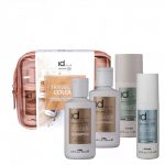 Colour Travel KIT Pentru Par Vopsit contine: Sampon Colour pentru par vopsit, balsam pentru par vopsit, Intense Hairspray, 911 Rescue Spray, Borseta.