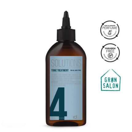 Tratament Tonic Solutions No.4 pentru toate tipurile de scalp 200ml IdHAIR este un tratament pentru combaterea ciupercilor, mancarimii si matreata.