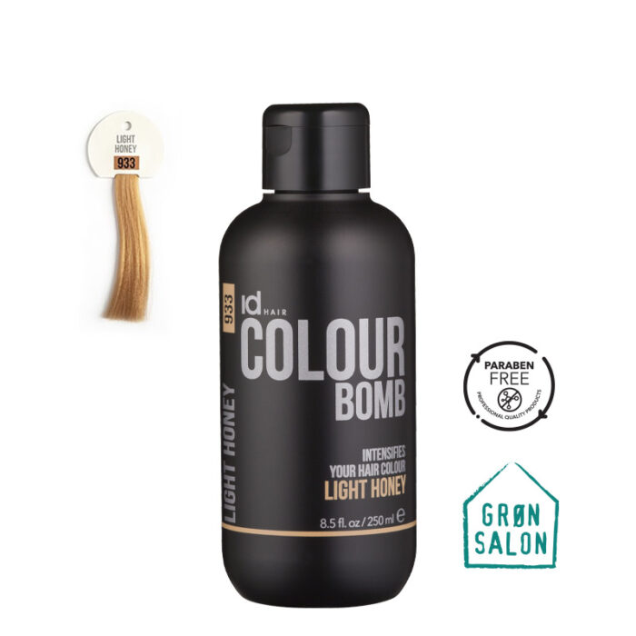 Tratament de colorare Colour Bomb Light Honet 933 de la IdHAIR este o culoare directa pentru reimprospatarea nuantei sau pentru colorare semi-permanenta.