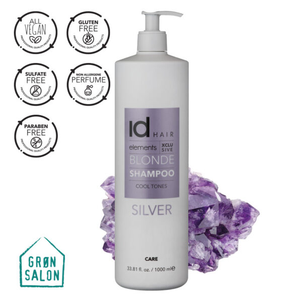 Sampon pentru par blond Silver 1000ml cu pigmenti de violet ce ajuta la neutralizarea tonurilor calde. Contine ametist pentru neutralizarea tonurilor aurii.