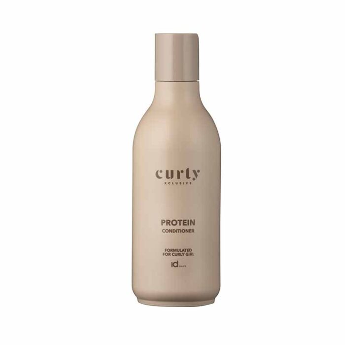 Balsam de reparare pt par cret cu proteina hidrolizata din vegetale si ulei de jojoba CURLY Xcls Protein Conditioner 250ml pentru reparare si intarire(hranire) a parului cret/ondulat subtire. Imbogatit cu proteine vegetale hidrolizate și un complex fortifiant care pătrunde adânc în firul de păr, reparându-l si hranindu-l din interior.