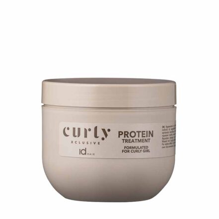 Masca de reparare pt par cret cu proteina hidrolizata din vegetale, ulei de rapita si jojoba CURLY Xcls Protein Treatment 200ml este un tratament cu rolul de repare si fortifiere a parului cret/ondulat fin, subtire.