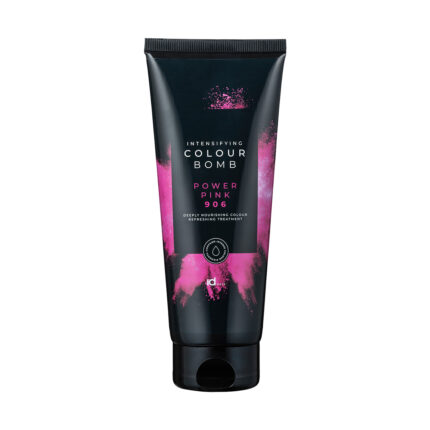 Tratament de colorare Colour Bomb Power Pink 906 de la IdHAIR este o culoare directa pentru reimprospatarea nuantei sau pentru colorare semi-permanenta.