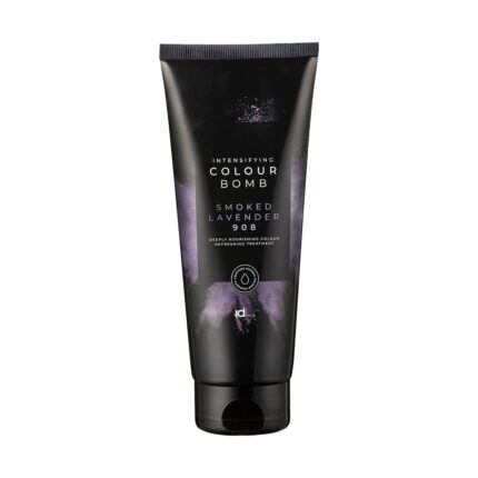 Tratament de colorare Colour Bomb Smoked Lavender 908 de la IdHAIR este o culoare directa pentru reimprospatarea nuantei sau pentru colorare semi-permanenta.