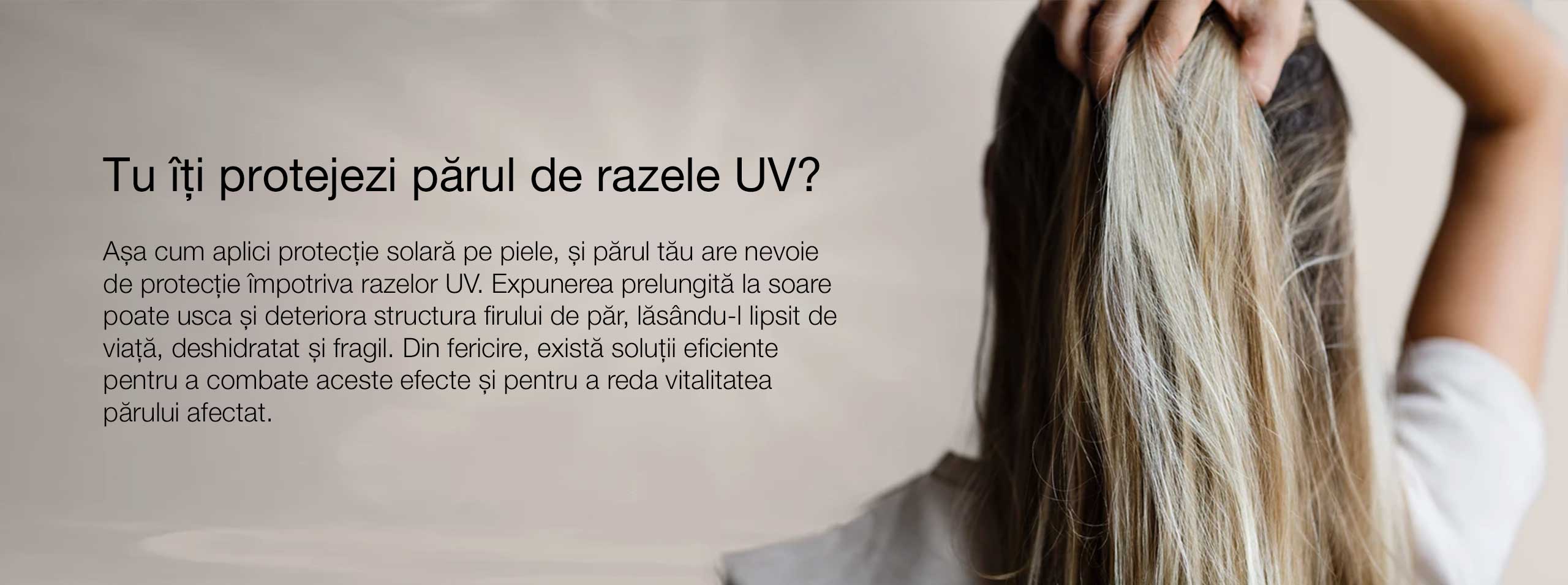 Cum sa ingrijesti parul deteriorat de soare | 5 fixatori de umiditate. Tu îți protejezi părul de razele UV? Așa cum aplici protecție solară pe piele, și părul tău are nevoie de protecție împotriva razelor UV.