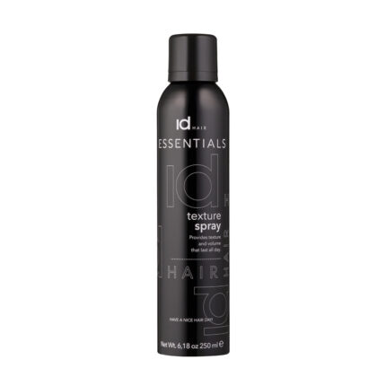 Spray de texturare Essentials Texture Spray de la IdHair este un spray pentru textura cu functii multiple. Confera volum, textura si este partenerul ideal pentru un look rebel, dezordonat.