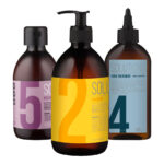 Kit matreata uscata Solutions de la IdHAIR este conceput special pentru combaretea matretii uscate, a ciupercilor si a mancarimilor. Kitul matreata uscata Solutions contine: Tratament peeling Solutions No.5 – 300ml, Sampon pentru matreata uscata si scalp iritat Solutions No.2 – 500ml, Tratament Tonic Solutions No.4 pentru toate tipurile de scalp – 200ml.