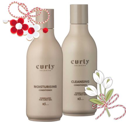 Set cadou pentru femei CURLY Cleansing Conditioner 250ml si CURLY Moisture Conditioner 250ml este perfect pentru orice ocazie! Alege cadoul perfect, destinat unei DOAMNE, pentru un păr frumos și sănătos!