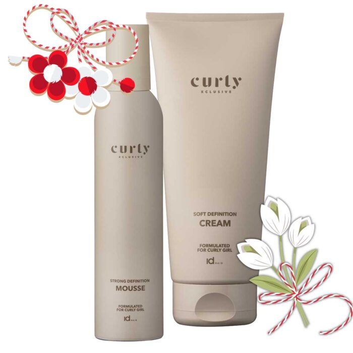 Set cadou pentru femei CURLY Soft Definition Cream 200ml si Strong Definition Mousse 250ml este perfect pentru orice ocazie! Alege cadoul perfect, destinat unei DOAMNE, pentru un păr frumos și sănătos!