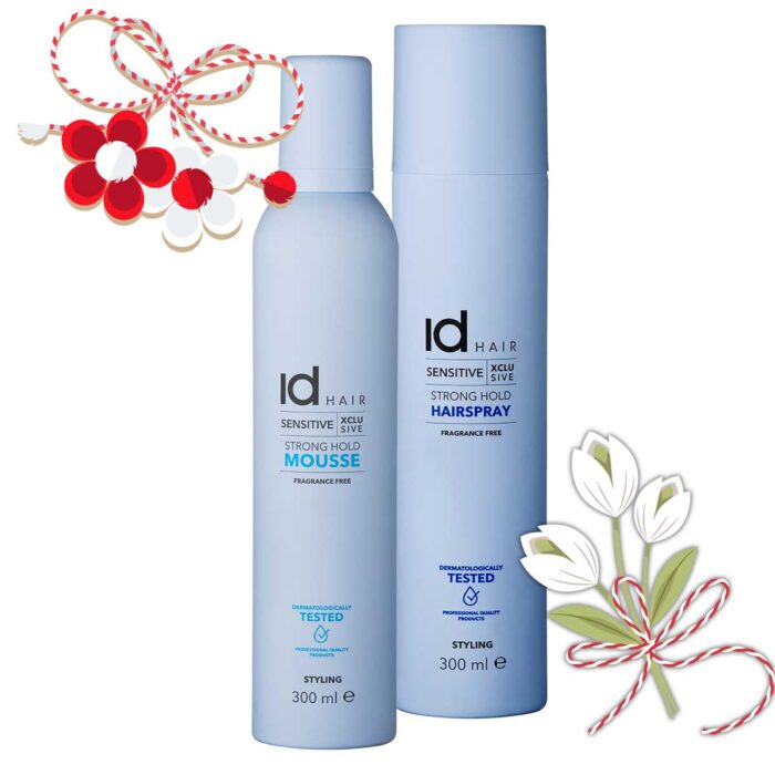 Set cadou pentru femei Sensitive Hairspray 300ml si Mousse 300ml este perfect pentru orice ocazie! Alege cadoul perfect, destinat unei DOAMNE, pentru un păr frumos și sănătos!