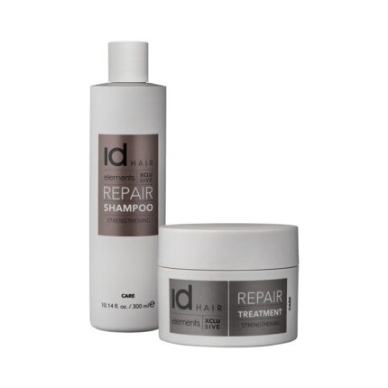 Set Sampon pentru par deteriorat Repair + Masca nutritiva pentru par deteriorat Repair Treatment este conceput special pentru parul deteriorat sau tratat chimic. Reduce efectul stresului oxidativ si are proprietati intense de calmare, fortificare si antioxidare. Aceasta patrunde adanc si repara firul de par conferind elasticitate si impiedica ruperea acestuia.