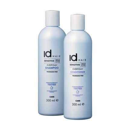 Set Sampon pentru scalp sensibil utilizare zilnica XCLS Sensitive EVERYDAY + Balsam Sensitive XCLS EveryDay este testat dermatologic si, prin urmare, este recomandat pentru scalpul si parul sensibil. Samponul contine un complex de extracte vegetale, cunoscute pentru calmarea scalpului iritat. Obtineti un par moale si un scalp hidratat cu Balsam de par pentru scalp sensibil, un balsam fara sulfati, fara parfum, fara gluten si fara siliconi. Balsamul este testat dermatologic si a fost creat special pentru scalpul sensibil.