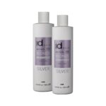 Set Sampon pentru par blond Silver ElementsXclusive + Balsam pentru par blond Silver ElementsXclusive 300ml. Samponul contine ametist si pigmenti albastri ce dau samponului culoarea albastru – violet si neutralizeaza tonurile calde nedorite, lasand o nuanta blonda, rece si clara. Ametistul este compus in principal din siliciu si confera parului proprietati calmante si de protectie. Cu acest sampon, nu numai ca parul capata o culoare mai frumoasa, mai clara si mai rece, dar este si mai hidratat, mai stralucitor si mai usor de coafat. Balsamul are pigmentii violet din compozitie ce ajuta la neutralizarea tonurilor calde nedorite. Ofera hidratare si stralucire parului, adaugand un plus de suplete si forta. Contine extract din unt de shea care hidrateaza fara a incarca parul, precum si extract de ametist ce ofera parului blond o culoare frumoasa, rece, clara si stralucitoare.